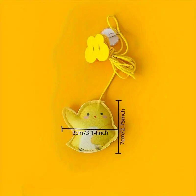 Мультяшный кот-тизер, игрушка для домашних животных, телескопическое расширение, товары для домашних животных для самостоятельного развлечения, регулируемая веревка, дверная рама, подвесной войлок, новые уникальные качели