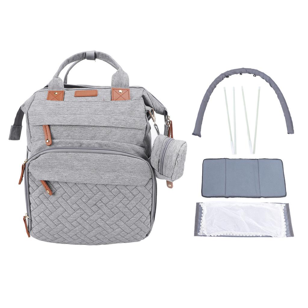 Складная многофункциональная сумка для подгузников, рюкзак для детских подгузников с USB-портом для зарядки для путешествий