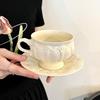 Художественный ретро керамический набор кофейной чашки и блюдца Xidian