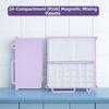 Mini Travel Painting Tray Magnetic Empty Paint Palette Compact Watercolor Paint Box  Studio Use
