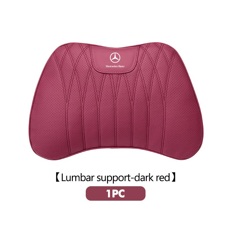 Car Headrest Waist Rest Neck Support Lumbar Cushion Soft Pillow For Mercedes Benz W202 W212 W126 W140 W168 W177 CLS GLE GLC GLS BE1