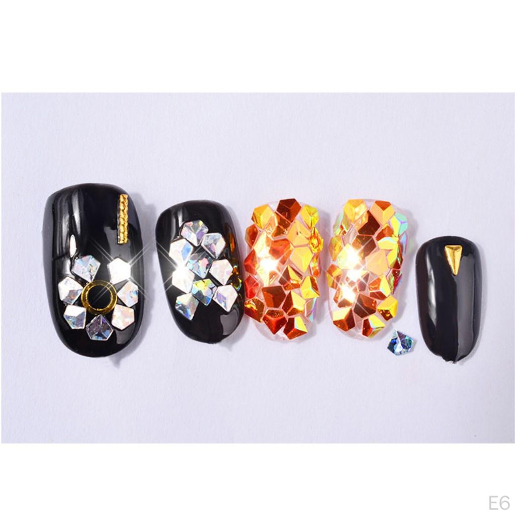 6 коробок DIY накладных ногтей