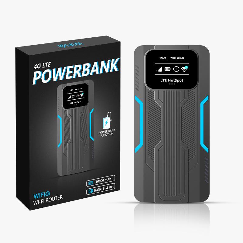M212 Портативный MiFi LTE Двухдиапазонный 4G WiFi6 Роутер с Power Bank на 300M