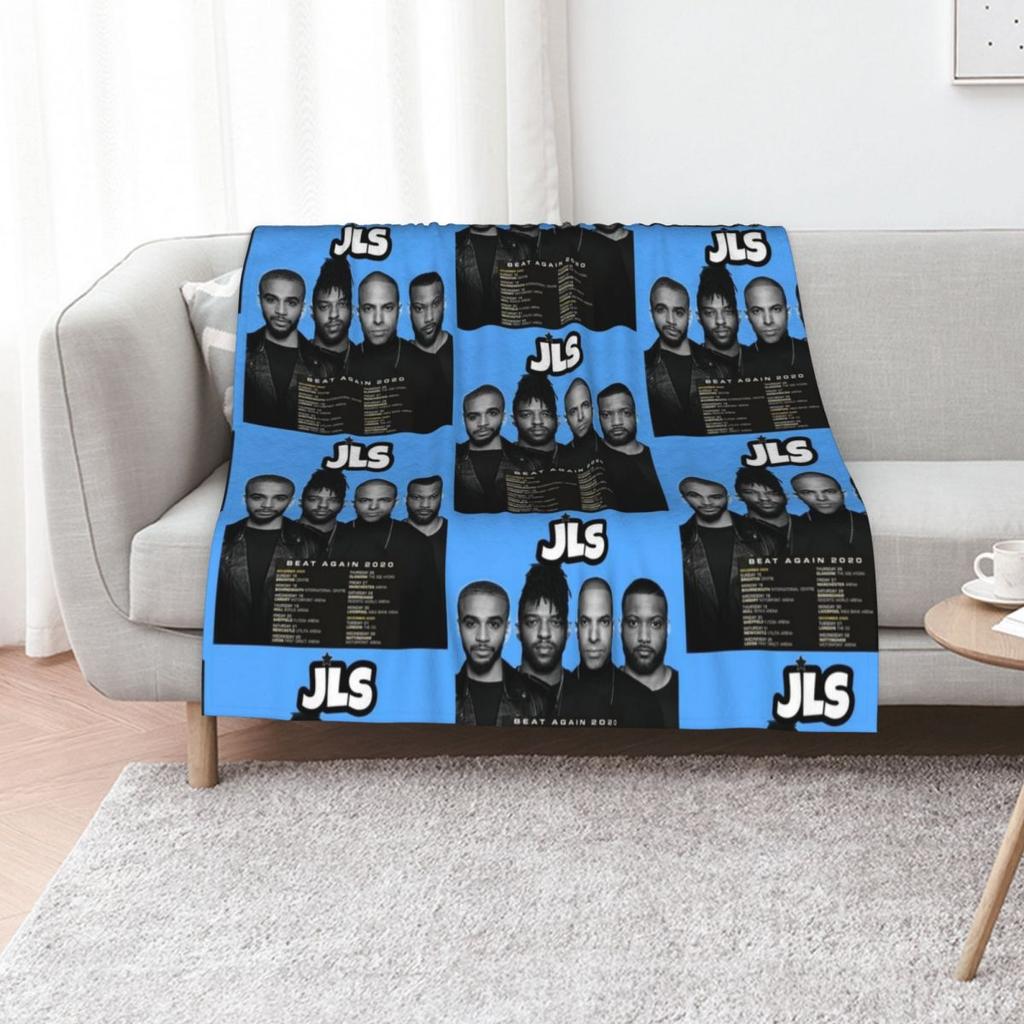 JLS Fan Made Tour Apparel Throw Blanket Flannel Fleece Soft Warm Throw Blanket