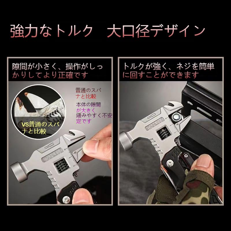 Многофункциональный уличный гаечный ключ, молоток и плоскогубцы. Многофункциональный, легальный уличный складной гаечный ключ, плоскогубцы и молоток, подходящий для использования в автомобиле. Универсальный