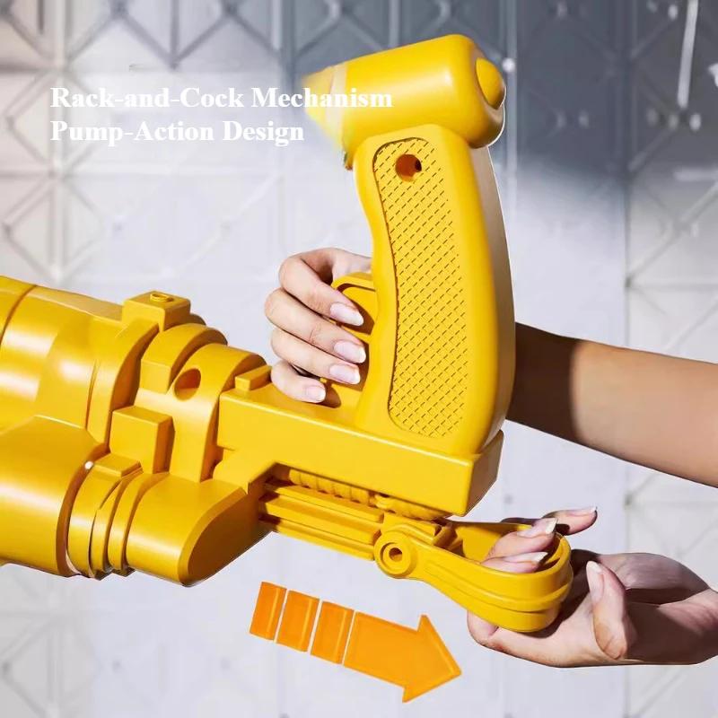 7-ствольный бластер-пулемет для пенных дротиков, игрушечное оружие с мягкими пулями, безопасная игра в стрельбу на открытом воздухе для мальчиков, детей, снятие стресса