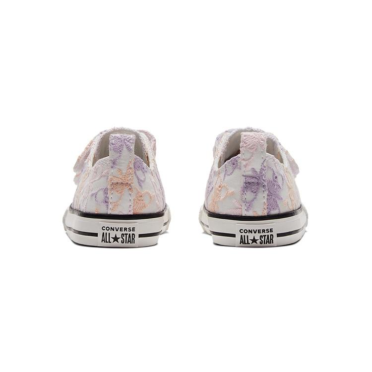 (ТД) Converse Chuck Taylor All Star Easy-On Low TD 'Вышивка бабочка - Бледный аметист' Малыш A01618C