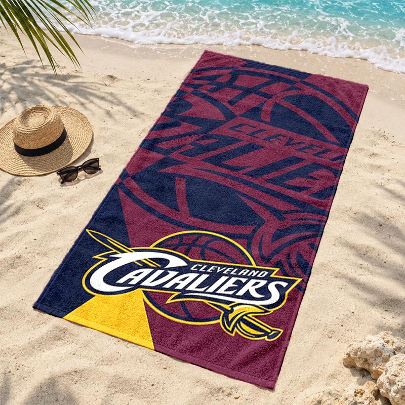 Cleveland Cavaliers Microfiber Beach Towel Quick Dry Sand Free Lightweight Beach Towels for Travel Swimming Camping
