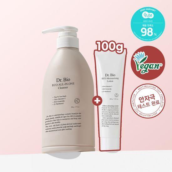Dr. Bio Eco All-in-One Cleanser 500ml + Lotion 100ml