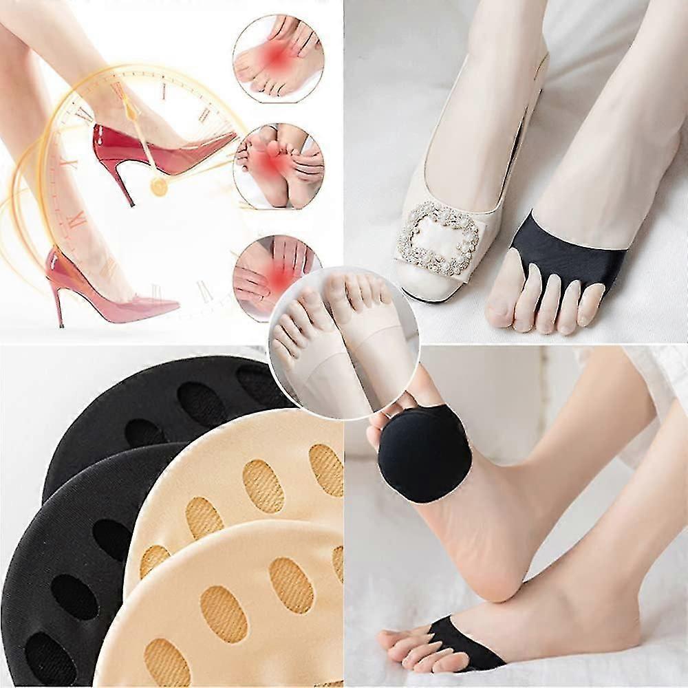 2 Pairs Metatarsal Pad, Honeycomb Fabric Forefoot Pads, Metatarsal Pads, Toe Protection Cushion, Effectively Relieve Tired and Sore Feet