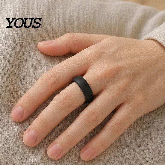 Удобный Защитный Кольцо 2 шт. Силиконовый для Oura Ring5, Ультратонкий Умный Чехол, Гибкий Чехол Устойчивый к Царапинам Водонепроницаемый Со всех Сторон