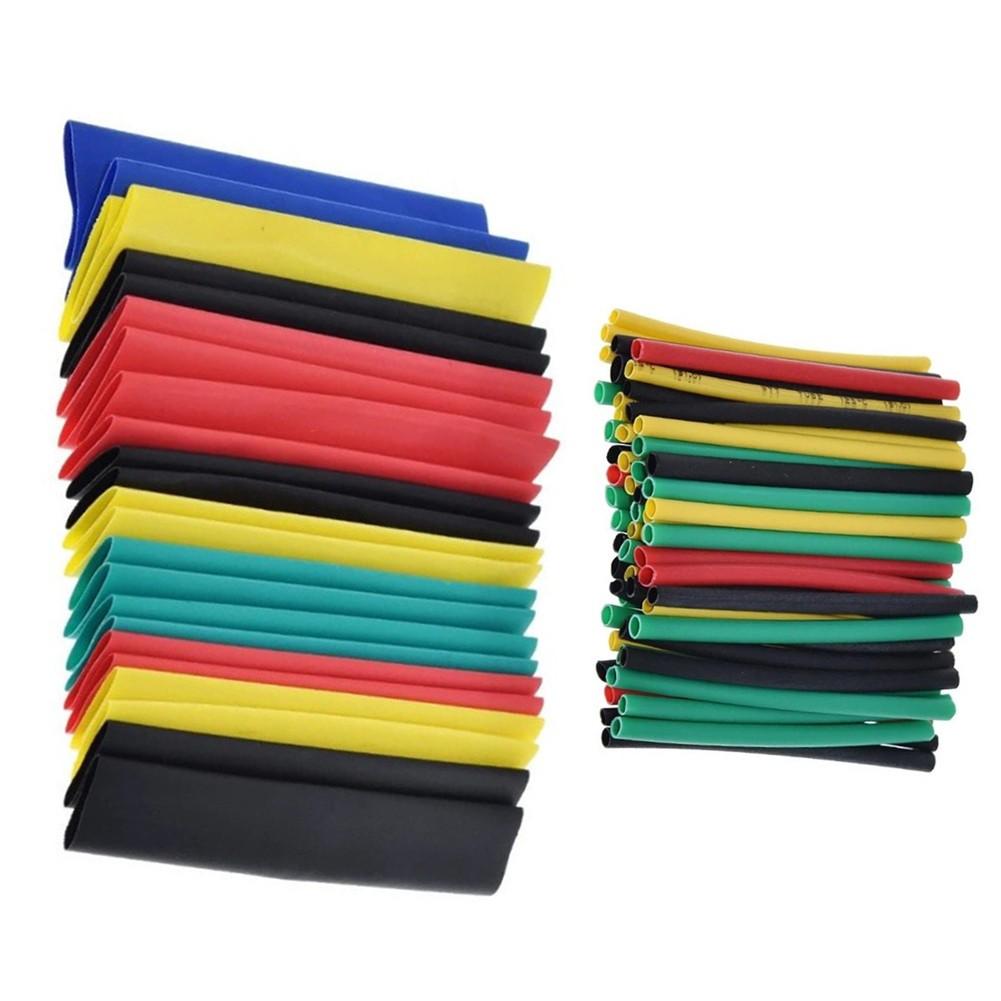 164 Pieces of Household Heat Shrinkable Tube Shrinkable Color Wire Sleeve