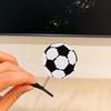 10pcs/set Cute Basketball Hair Clips Zinc Zinc Alloy Side Clip for Fans Soccer Hairpins Set  Daily