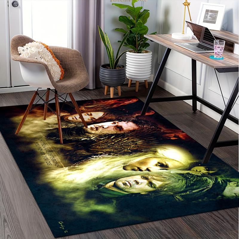Game of Thrones Poster Print Wall Art Decor Office Mat Home Decor Office Desk Chair Rugs Chair Carpet for office Chair Mat Gift For Hallowee