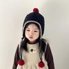 Tassel Baby Knitted Cap Winter Ear Protection Hat Korean Baby Beanie Cap  Toddler
