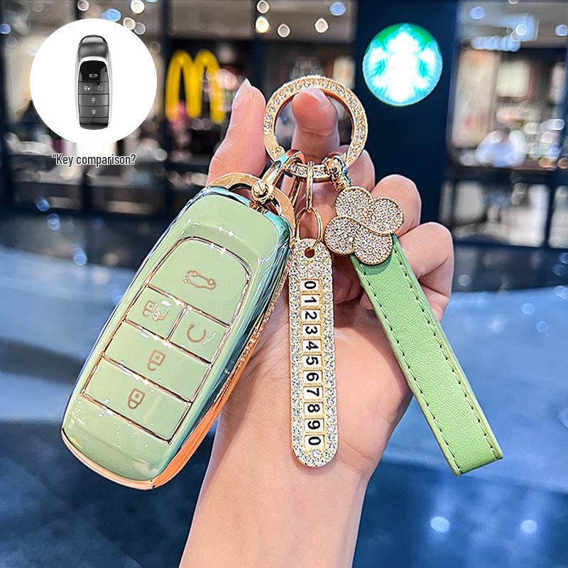Key Cover for GAC AION Y, Trumpchi Plus, AION S, SMAX, Mei 580, and AION V - Elegant Design for Women