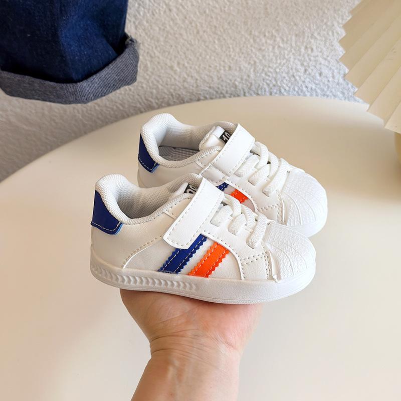 2025 обувь для малышей для мальчиков и девочек маленькие белые туфли детская обувь мягкая подошва весна и осень детская нескользящая обувь для девочек
