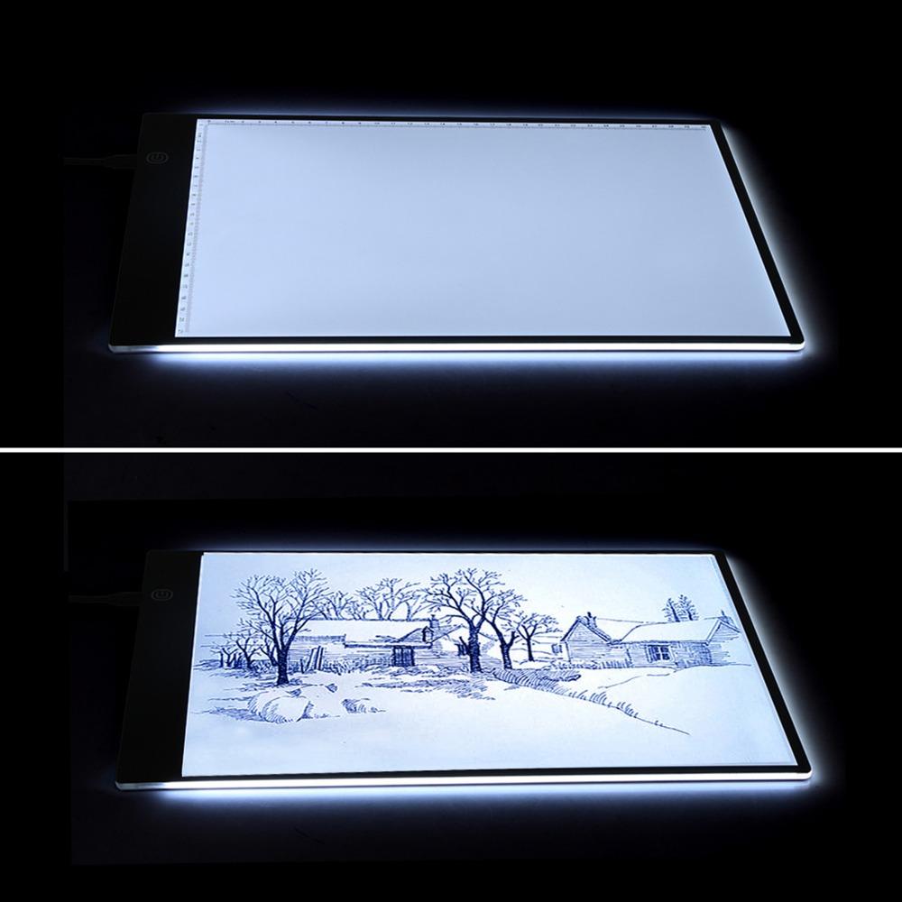 A4 Light Pad Three-Level Dimmable Drawing Light Box Animation Line Tracing