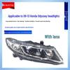 Compatible with 09-13 Odyssey Headlight Assembly: Front Lamp Replacement