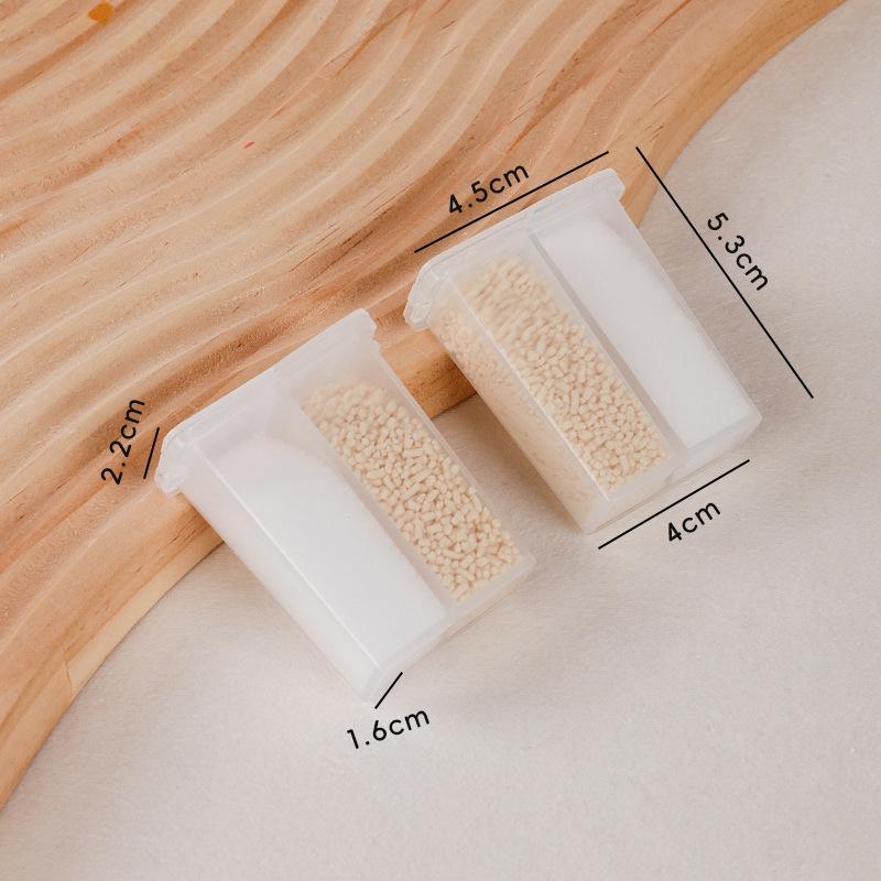 Шейкер для приправ 2 в 1 для кемпинга, многоцелевая банка для специй с крышкой, 2 отделения для приготовления барбекю на открытом воздухе, контейнер для хранения соли и перца