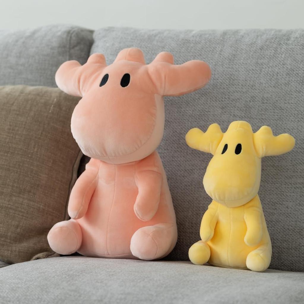 Sitting Plush Yellow Pastel [moz] Toy, Mini, [Cute, Elk, Soft, Fluffy, Colors, Cuddly, Relaxing, Warm, Marshmallow]