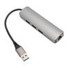 USB To RJ45 Hub 1Gbps 3 USB 3.0 Plug and Play Aluminium Alloy USB To Ethernet Adapter for Laptop