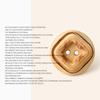 Liaoyuan Square, Baking Feeling Bread Wood Button Retro Log Color Button Design Feeling Two-Eye Button