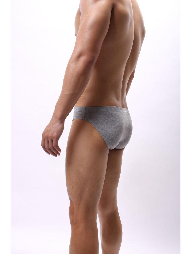 Мужские бамбуковые антибактериальные трусы-слипы с европейской резинкой - Свободные и дышащие.