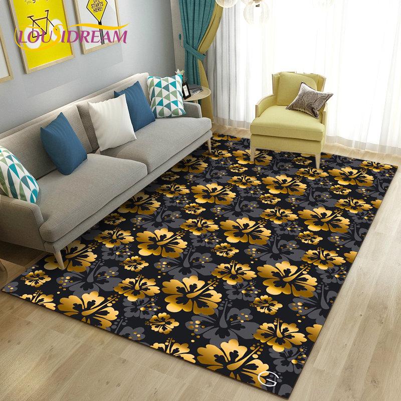 3D коврик в виде гриба, цветка, растения, листа, ковер для гостиной, спальни, дивана, коврик для украшения, кухонный нескользящий напольный коврик