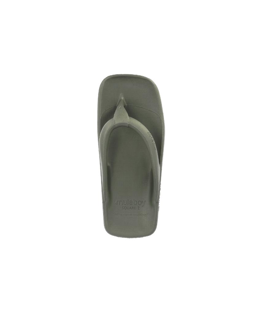 Шлепанцы Muleboy Square Z Flip-Flops Глубокий насыщенный зеленый