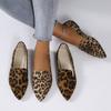 Fashion Shallow Mouth Leopard Print Flat Shoes Spring Summer Women's Shoes