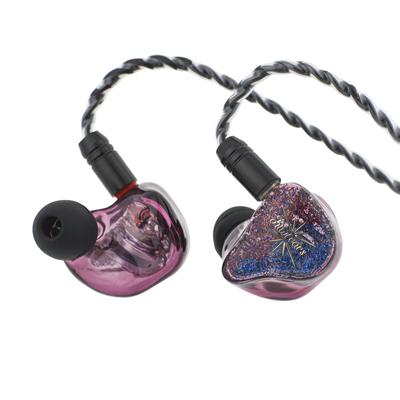 Наушники LINSOUL Kiwi Ears Forteza Hybrid HIFI, стереоразъем канального типа, 2-контактный разъем, эргономичный дизайн, 3D-печать, настройка полости