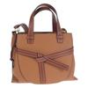 321.12.U61 2WAY Bag Light caramel/Pecan Color Calfskin Women