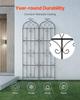 2 Packs Metal Garden Trellis for Climbing Plant Support 87x20 in Rustproof