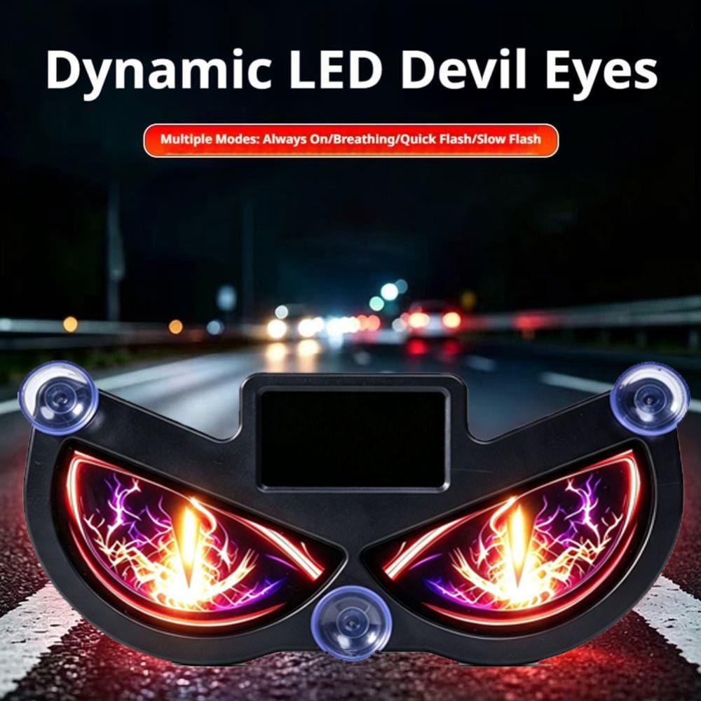 Waterproof Devil Eyes LED Car Light Automotive Solar Eyes Lamp Roadside Safety