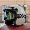 Мотоциклетный шлем Ретро Винтажный шлем лицо Ретро 3/4 шлем casco moto Capacete Винтажный шлем мотоциклетный мотокросс ORZ
