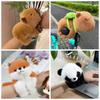 Cute Decorations PP Cotton Capybara Plush Toy Cute Huggers Slap Toy  Birthday