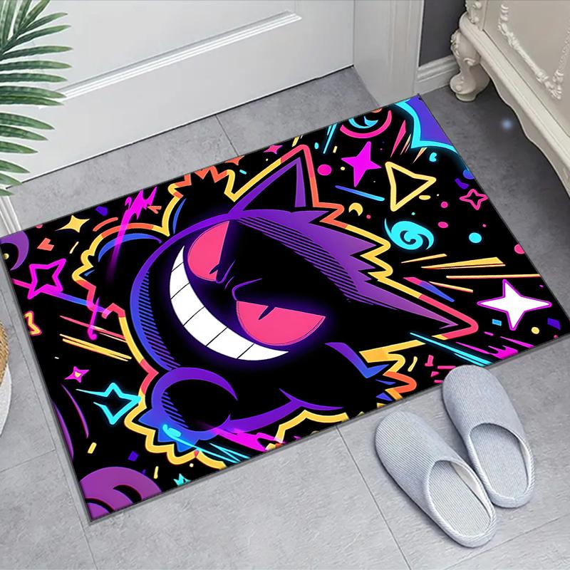 1pc Gengar2 Design Area Rug - Non-Slip, Soft & Cozy Floor Mat for Living Room, Bedroom, Office - Indoor/Outdoor Decorative Carpet
