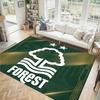 Nottingham Forest Design Crystal Velvet Carpet Cozy Non?Slip Printed Rug For Bedroom Living Room Entrance