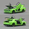 1:32 Dodge Challenger Srt Redeye Hellcat Красный Металлический Модель Мускул-кара Литье под давлением Металлический Спортивный автомобиль Модель Транспортные средства Звук Свет Детская игрушка Подарок