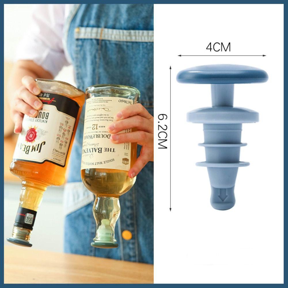 2pcs Leak Proof Beer Cap Stopper Silicone Bottle Sealer Stoppers High Quality Wine Bottle Stopper
