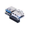 Для Компьютера 19 20 Pin Женский USB 3.0 A Женский Материнская плата Конвертер Адаптер Материнской платы Адаптер Конвертер Адаптер Материнской платы