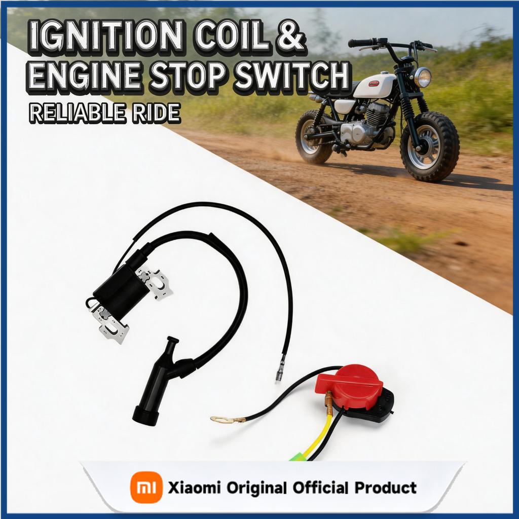 Xiaomi Ignition Coil and Engine Stop Switch Set 30500-ZE1-033 30500-ZE1-063 30500-ZE1-073 for GX110 GX120 GX140 GX160 GX200 Engines