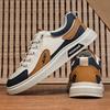 2025 сочетание цветов уличная повседневная обувь для скейтборда модная низкая шнуровка трендовая обувь корейская версия молодежная дорожная плоская мужская обувь