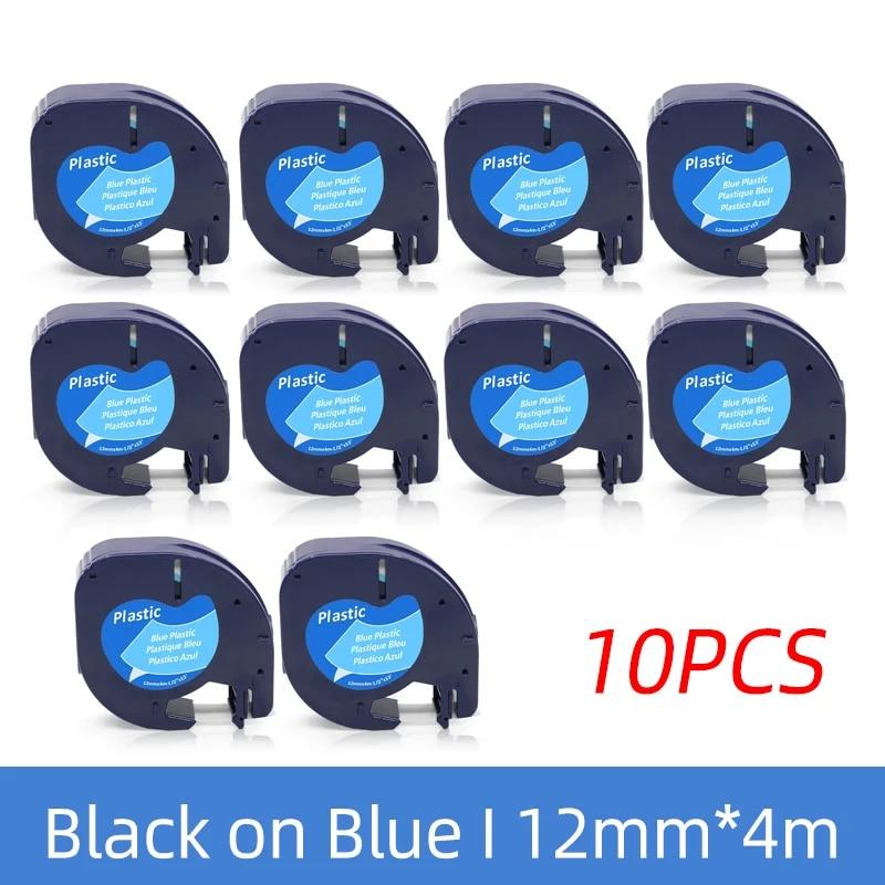 10 шт. 91330 LT лента для этикеток, совместимая с лентой Dymo Letratag 91331 для LT-100H LT-100T клейкая лента для принтера Dymo Lm920, 12 мм