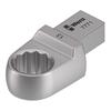 WERA 9x12mm Socket 18mm Wrench 078631 Joint, Open-End Head, Size,