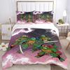 3pcs Turtles Duvet Cover Set, 1 Duvet Cover + 2 Pillowcases (No Insert), High-Definition Print, Home & Dorm Set yy251208008