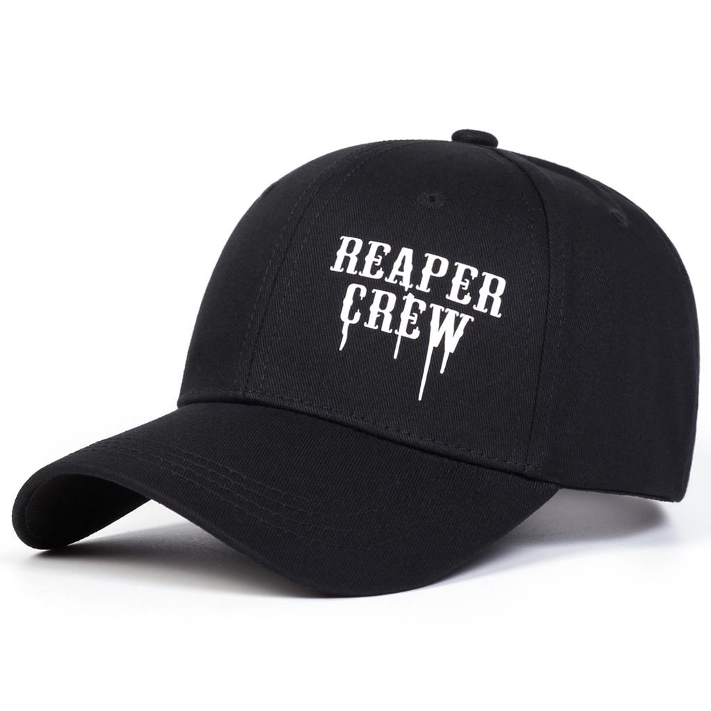 Бейсболки унисекс REAPER CREW с вышитыми буквами, регулируемые, для отдыха на весну и осень, повседневные, солнцезащитные кепки