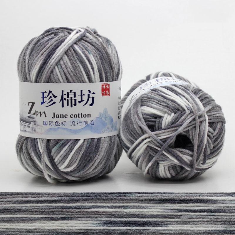 10 шт. Конфетный цвет DIY Плетеная корзина Хлопковая пряжа Ручное вязание Крючком Плед Тряпичная кукла Пряжа для вязания крючком