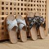Fashion New Women's Breathable Linen Slippers